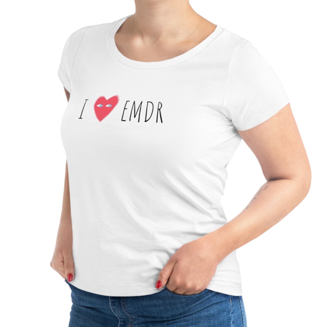 WLE: I love EMDR - Camiseta orgánica de mujer