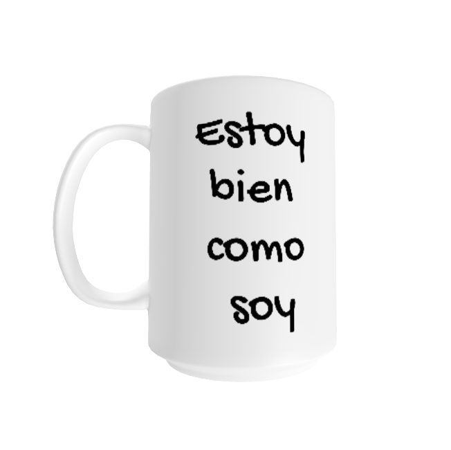 CP: Estoy bien como soy - Taza blanca