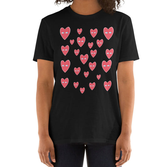 GWTH: Corazones - Camiseta de manga corta unisex