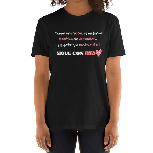 CP: Cometer errores. - Camiseta básica unisex - densidad media)